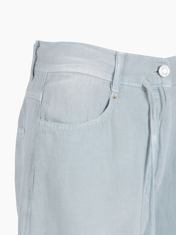 TROUSERS - Palazzo - Light Blue | Sisley K image number 3
